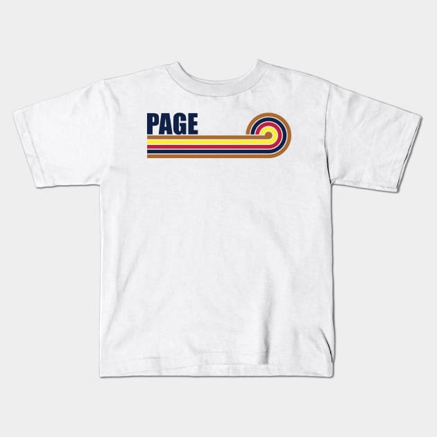 Page Arizona horizontal sunset Kids T-Shirt by DPattonPD